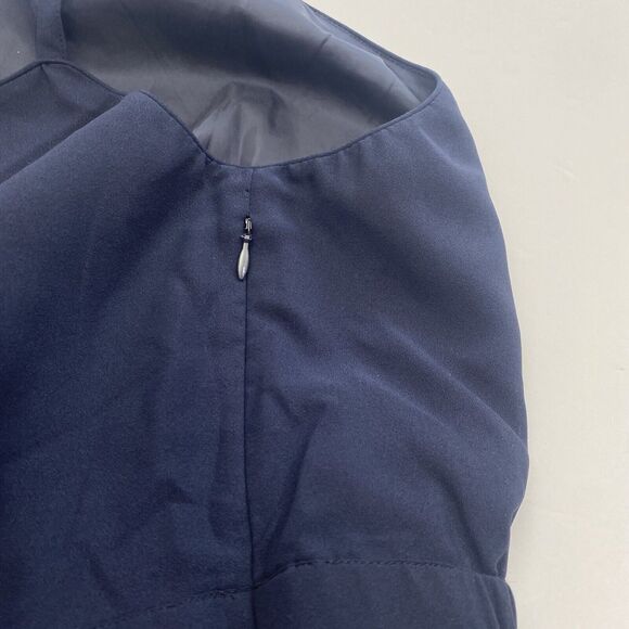 J.Crew  Women’s Maxi Dress with Printed Skirt Size 10 Navy Blue Sundress,Beach - Picture 13 of 16